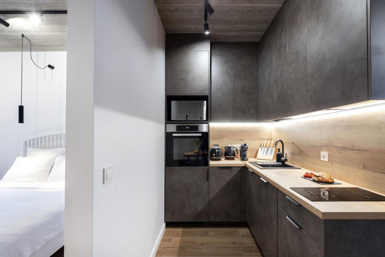 City Center Sanctuary Modern Business-Class Studio With Free Parking In The Heart Of VNO Exterior foto